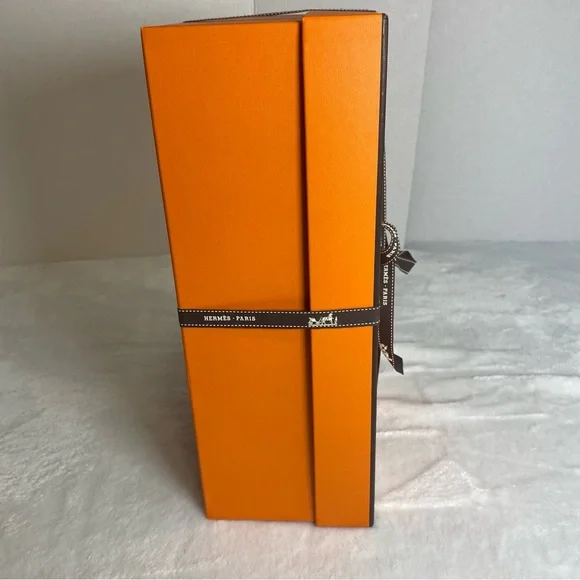 Hermès Orange Gift Box with Ribbon #1 - Picture 2 of 11
